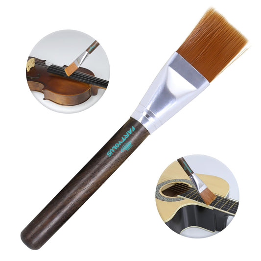 FARTVLOUS Guitar Violin String Cleaner Brush Tool Wood for Musical Instrument Brown Electronics Computer Keyboard Laptop Cleaning Brush