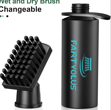 FARTVLOUS Golf  Brush Cleaner with Retainer Clip and Squeeze Water Bottle 7.5 Inches Holds 4 Ounces of Water, Essentials Golf Accessories for Men, Best Golf Gifts for Men